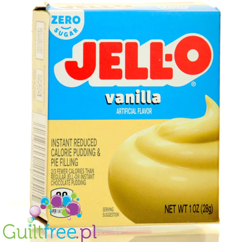 JellO Vanilla Pudding Sugar Free - Budyń bez cukru i tłuszczu instant, smak waniliowy - Image 3