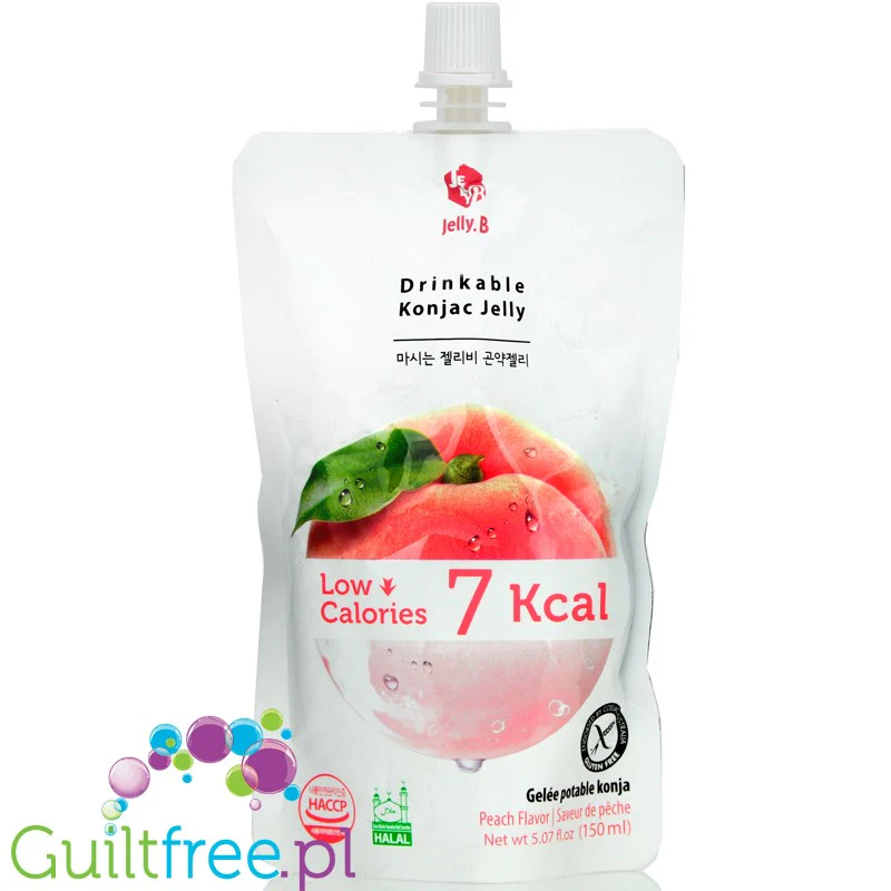 Jelly.B Konjac Jelly, Peach - koreańska galaretka do picia 7kcal, Brzoskwinia