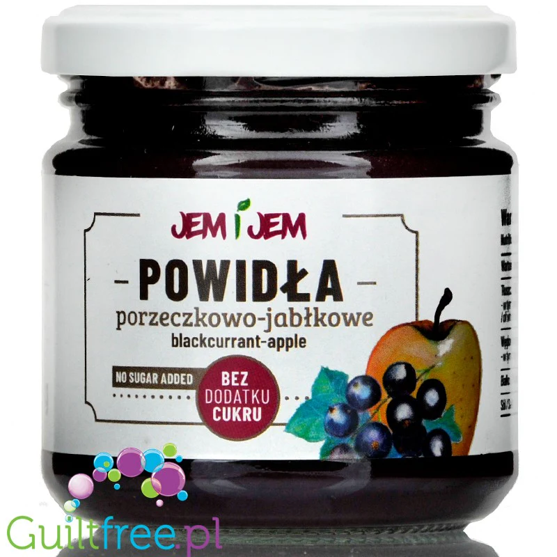 Jem i Jem powidła porzeczkowo-jabłkowe 82kcal bez dodatku cukru - Image 2