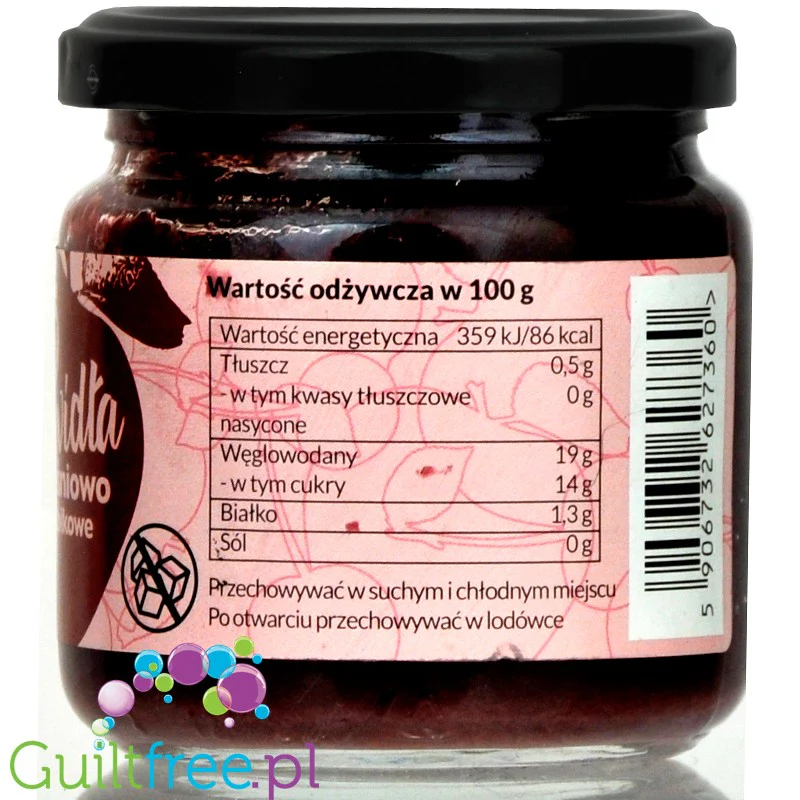 Jem i Jem powidła wiśniowo-jabłkowe 82kcal bez dodatku cukru - Image 3