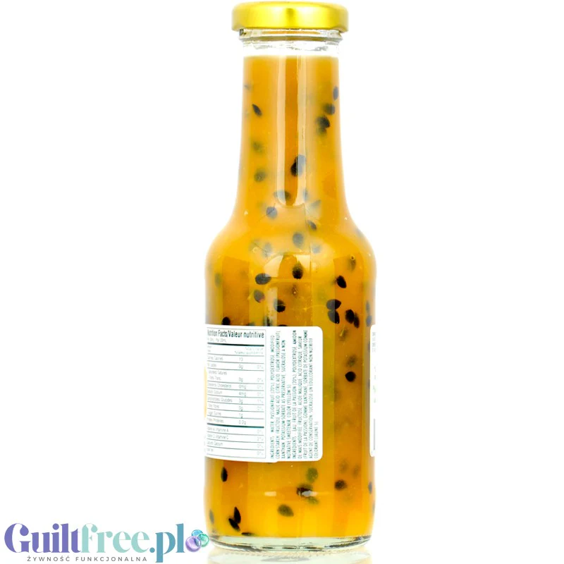 Jok n Al Low Calorie Fruit Topping, Passionfruit - niskokaloryczna polewa z marakują 43kcal, tylko 3% cukru - Image 3