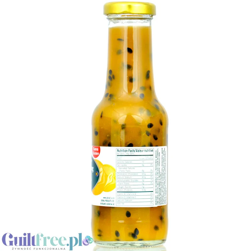 Jok n Al Low Calorie Fruit Topping, Passionfruit - niskokaloryczna polewa z marakują 43kcal, tylko 3% cukru - Image 4