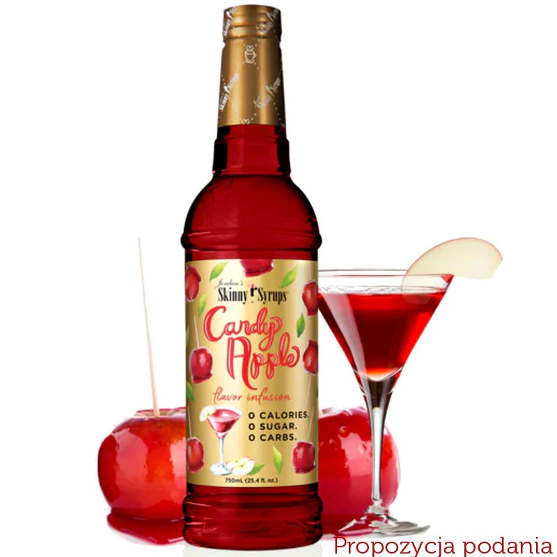 Jordan's Skinny Syrups Candy Apple - syrop do kawy i deserów, bez cukru i kalorii (Karmelizowane Jabłko) - Image 2