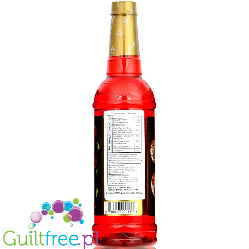 Jordan's Skinny Syrups Candy Apple - syrop do kawy i deserów, bez cukru i kalorii (Karmelizowane Jabłko) - Image 3