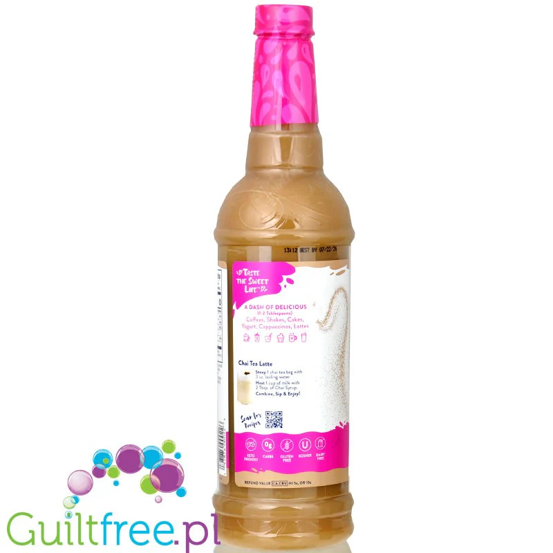 Jordan's Skinny Syrups Chai - syrop korzenny do kawy bez cukru i kalorii - Image 3
