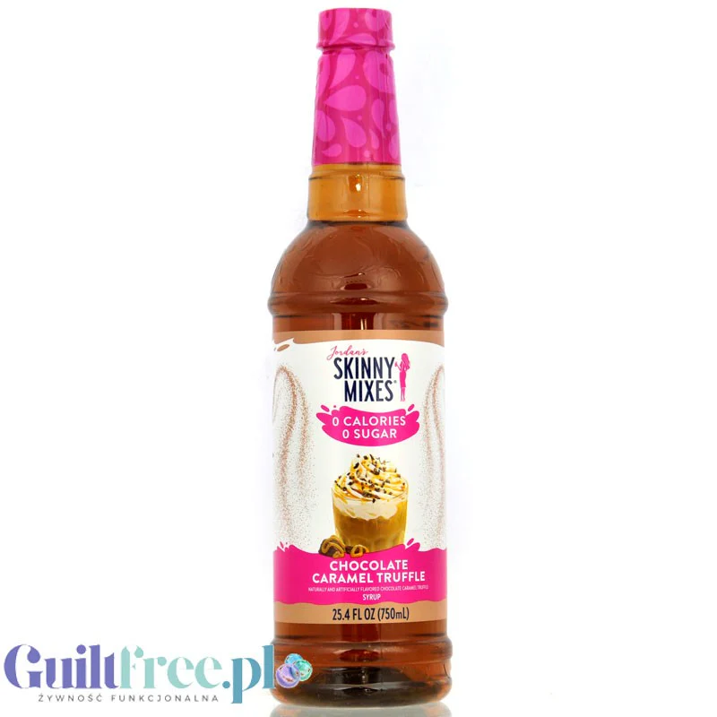 Jordan's Skinny Syrups Chocolate Caramel Truffle - syrop bez cukru do kawy o smaku praliny czekoladowo-karmelowej