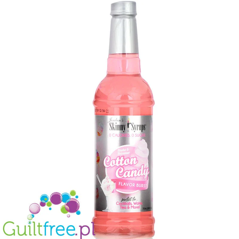 Jordan's Skinny Syrups Cotton Candy - syrop bez cukru i bez kalorii (Wata Cukrowa)