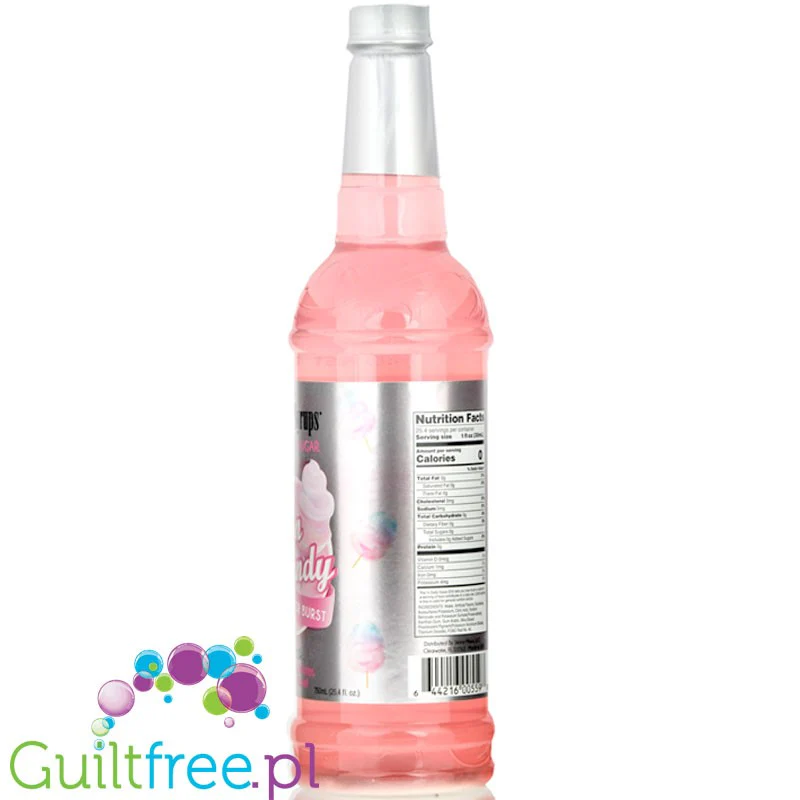 Jordan's Skinny Syrups Cotton Candy - syrop bez cukru i bez kalorii (Wata Cukrowa) - Image 2