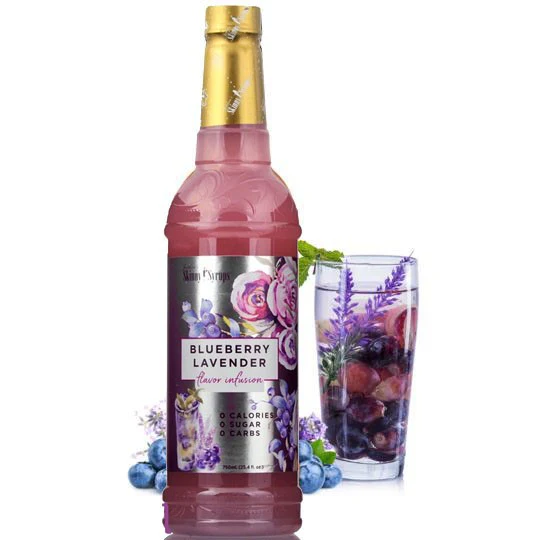 Jordan's Skinny Syrups Flavor Infusion Blueberry Lavender syrop zero kalorii (Jagoda & Lawenda)