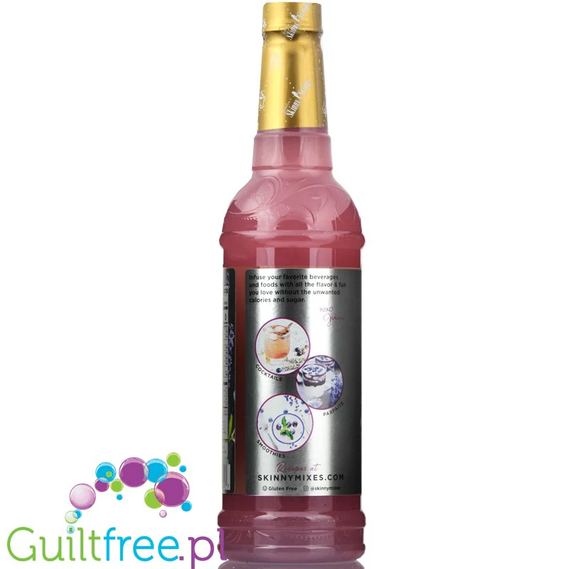 Jordan's Skinny Syrups Flavor Infusion Blueberry Lavender syrop zero kalorii (Jagoda & Lawenda) - Image 4