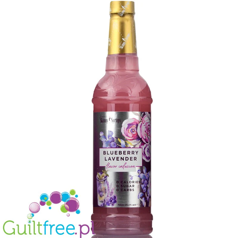 Jordan's Skinny Syrups Flavor Infusion Blueberry Lavender syrop zero kalorii (Jagoda & Lawenda) - Image 5