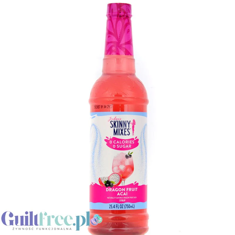 Jordan's Skinny Syrups Flavor Infusion Dragon Fruit Açaí syrop zero kalorii (Pithaja & Açaí)