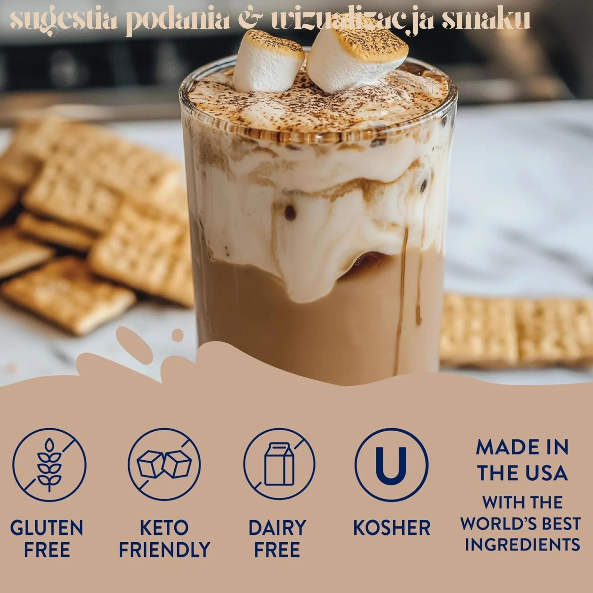 Jordan's Skinny Syrups S'mores - syrop zero kalorii do kawy o smaku pieczonych pianek marshmallow - Image 5
