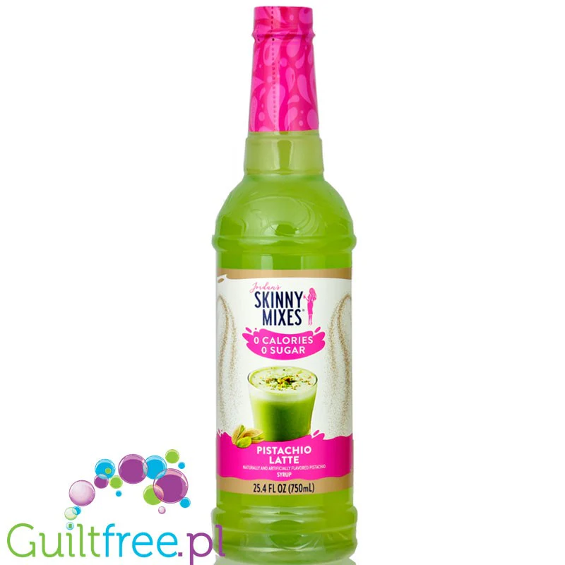 Jordan's Skinny Syrups Pistachio Latte - syrop bez cukru do kawy (Pistacjowe Latte)