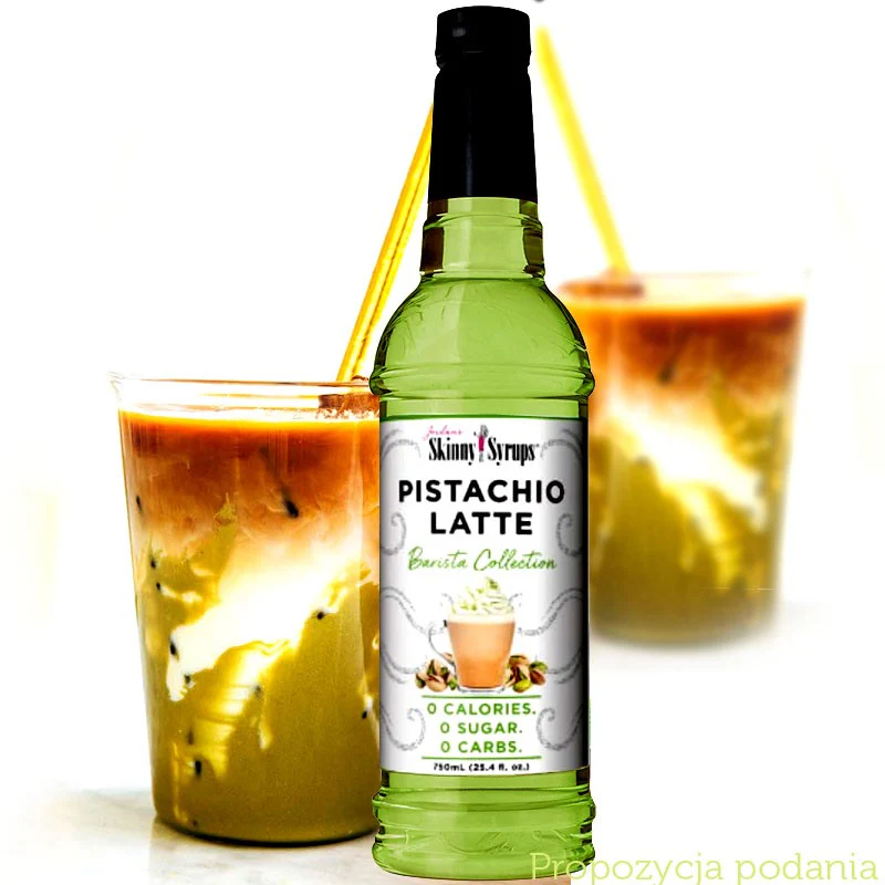 Jordan's Skinny Syrups Pistachio Latte - syrop bez cukru do kawy (Pistacjowe Latte) - Image 2