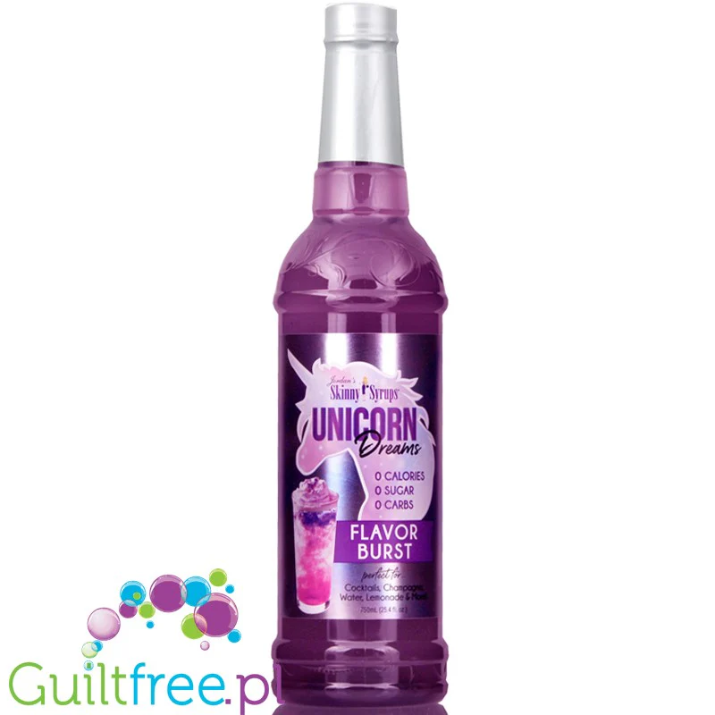 Jordan's Skinny Syrups Unicorn - syrop bez cukru i bez kalorii (smak Jednorożca) - Image 4