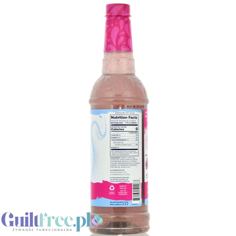 Jordan's Skinny Syrups Unicorn - syrop bez cukru i bez kalorii (smak Jednorożca) - Image 6
