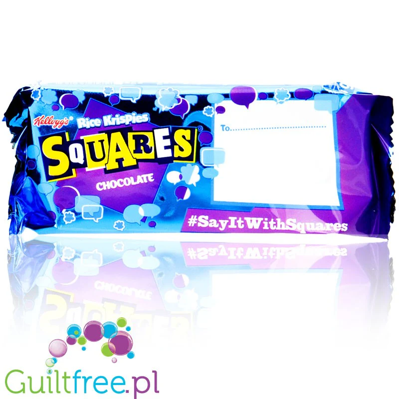 Kellogg's Rice Krispies Squares Delightfully Chocolatey - lekki batonik 156kcal