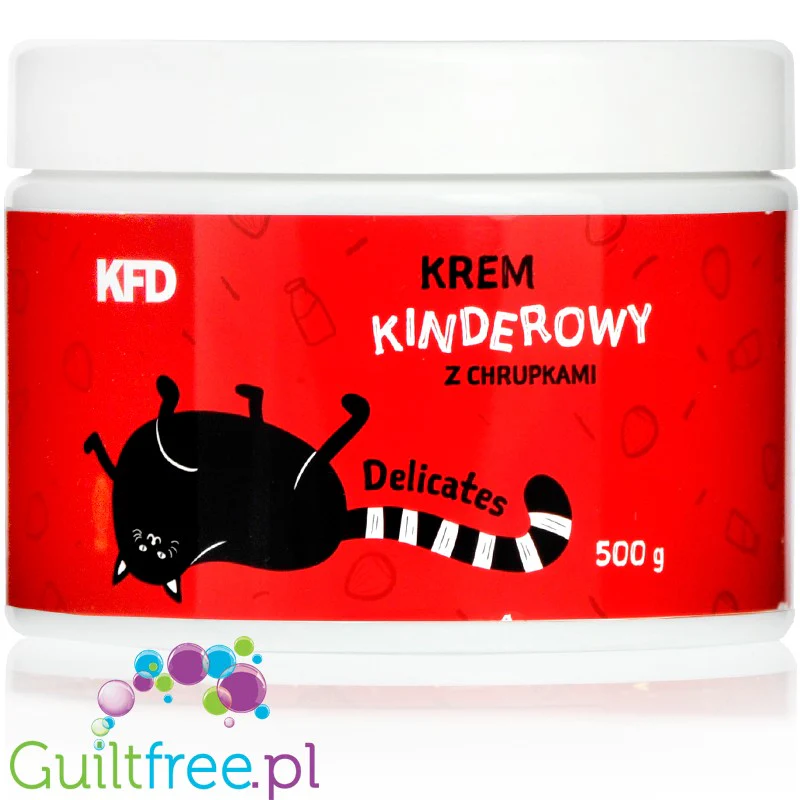 KFD Delicates Crispy Hazelnut & Milk (Kinderowy) mleczno-orzechowy krem z chrupkami ryżowymi - Image 2