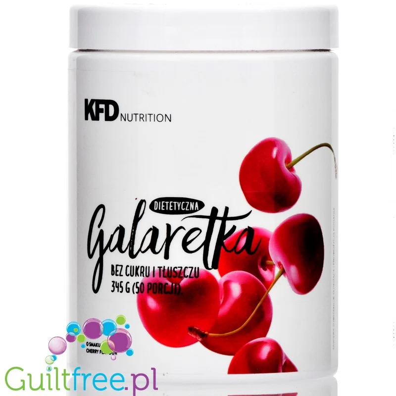 KFD Galaretka Wiśnia, dietetyczna galaretka bez cukru 50 porcji x 18kcal - Image 2