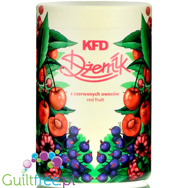 KFD Dżemik niskokaloryczny, Czerwone Owoce 1KG, 39kcal
