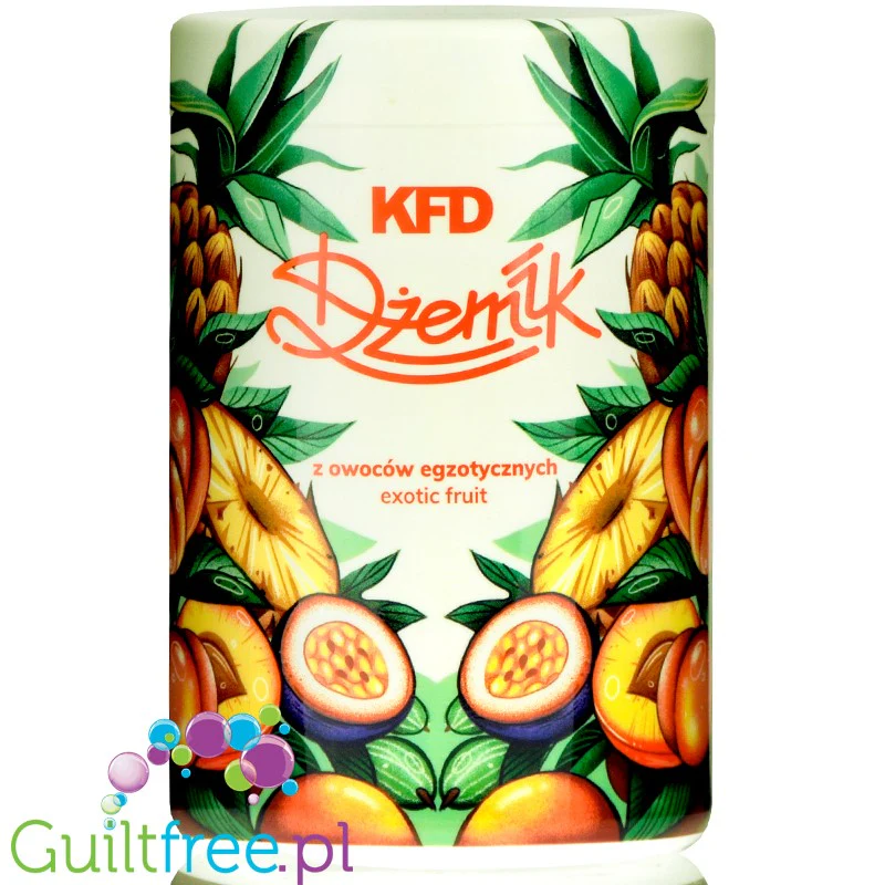 KFD Dżemik niskokaloryczny, Owoce Egzotyczne 1KG, 42kcal