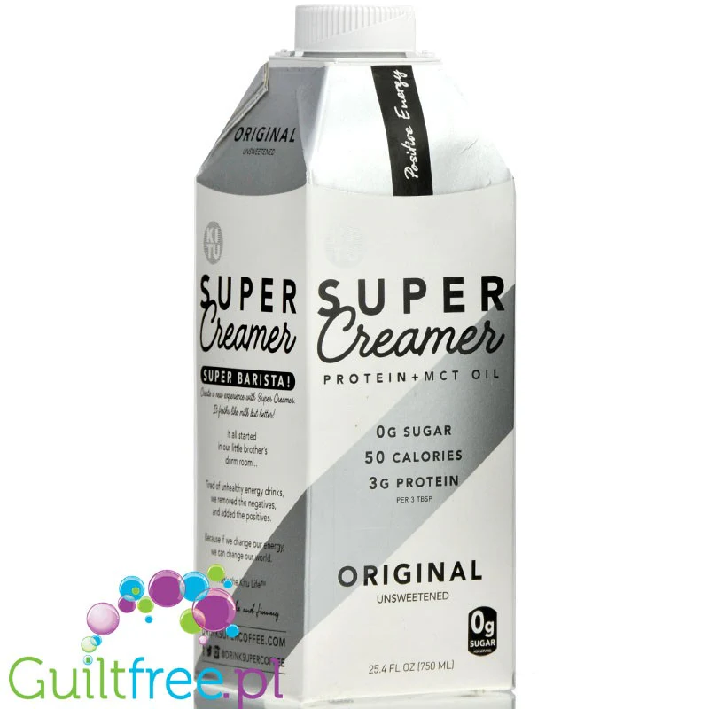 Kitu Super Creamer, Half & Half - niesłodzony, bezlaktozowy keto zabielacz do kawy z MCT, bez cukru - Image 2