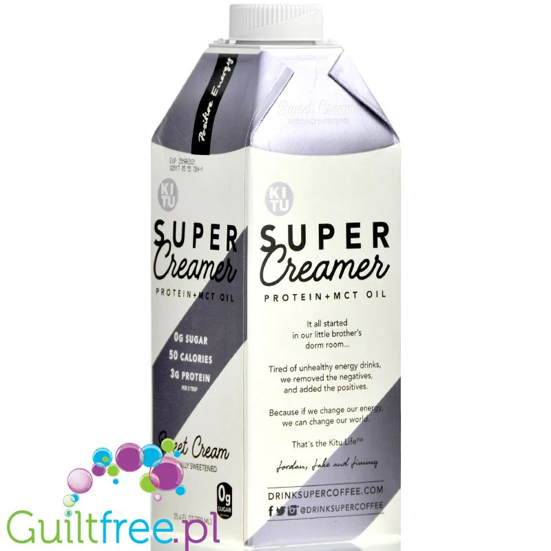 Kitu Super Creamer, Sweet Cream - bezlaktozowy keto zabielacz do kawy z MCT, bez cukru - Image 3