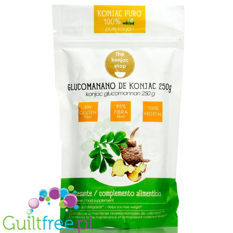 Konjac Shop Glucomanano de Konjac 250g - mąka konjak 100%