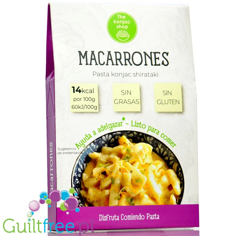 Konjac Shop Macarrones Konjac (Rurki)  - makaron konjak shirataki 14kcal