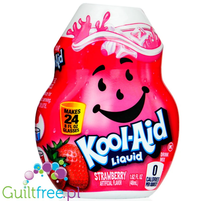 Kool-Aid Liquid Water Strawberry - koncentrat bez cukru i kcal do wody
