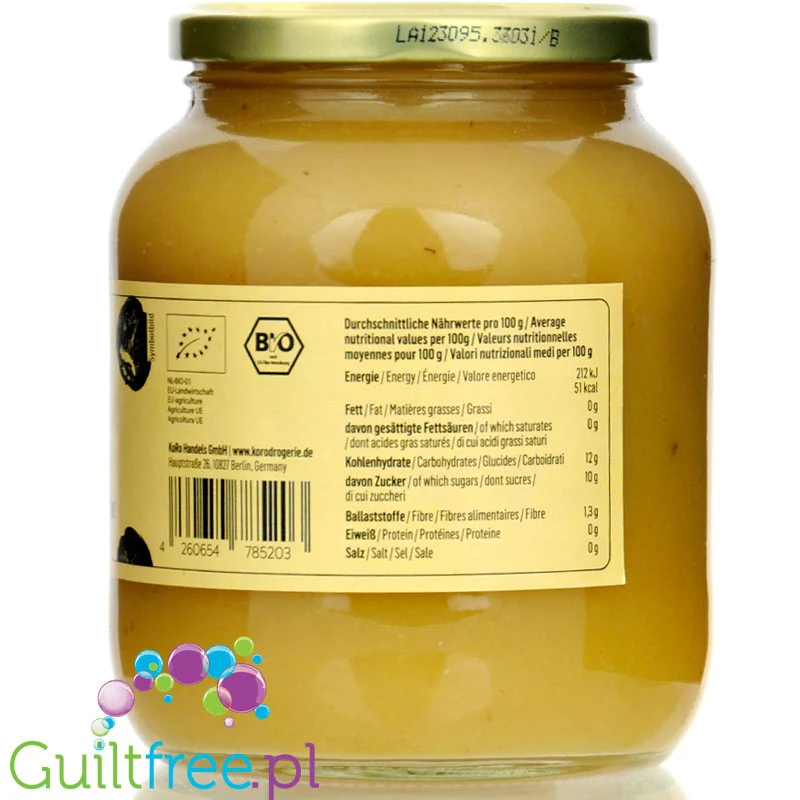 KoRo Bio Apfelmark 700g - organiczny mus jabłkowy 100% bez dodatku cukru - Image 3