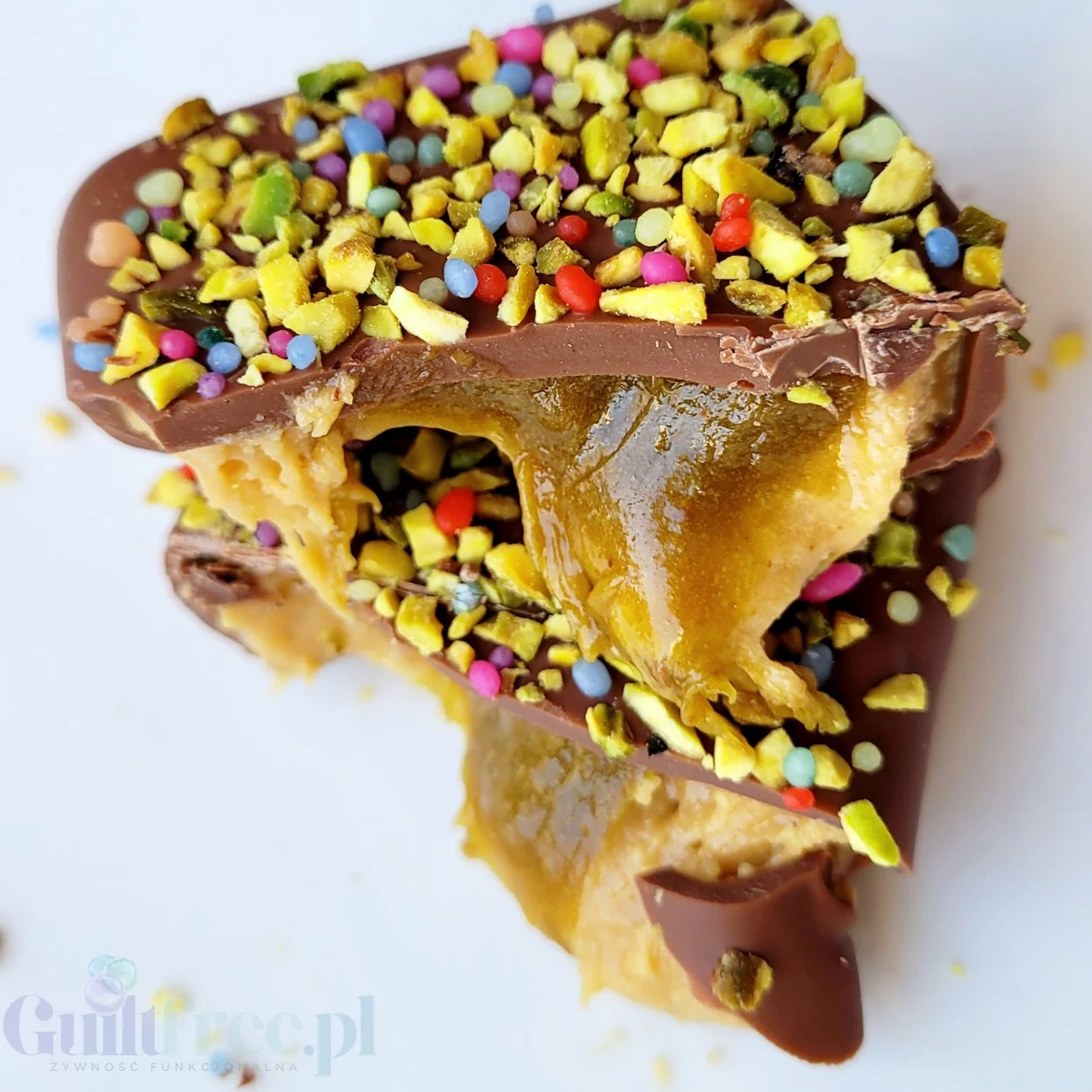 KoxBar Pistachio Donut KONIEC SEZONU - rzemieślniczy baton proteinowy Pączkowo-Pistacjowy - Image 3