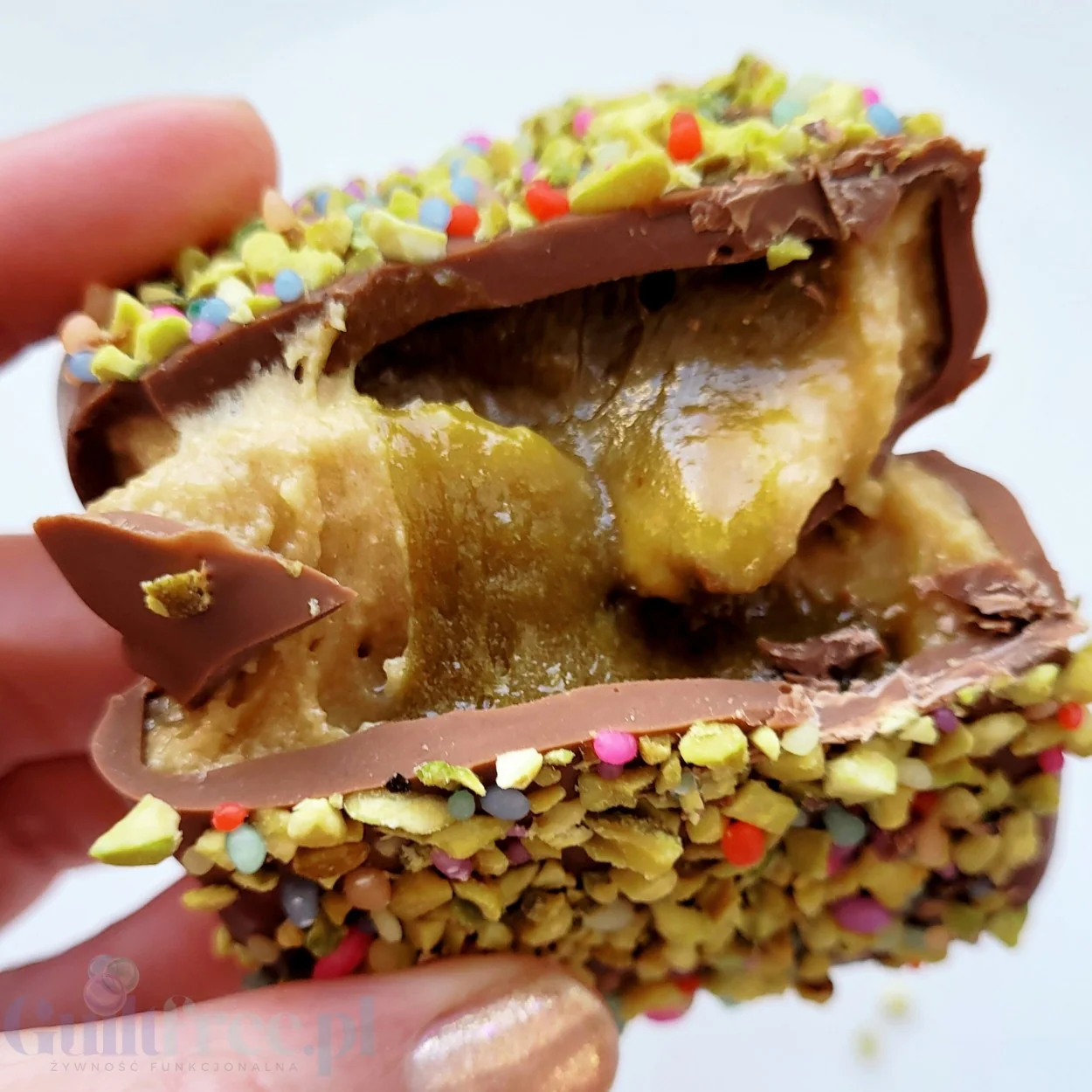KoxBar Pistachio Donut KONIEC SEZONU - rzemieślniczy baton proteinowy Pączkowo-Pistacjowy - Image 5