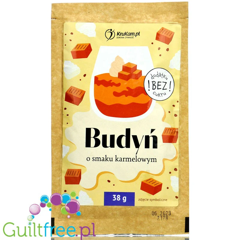 Krukam Budyń o smaku karmelowym bez dodatku cukru