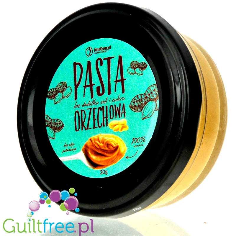Krukam Pasta Arachidowa mini 30g - miazga z orzechów ziemnych 100%
