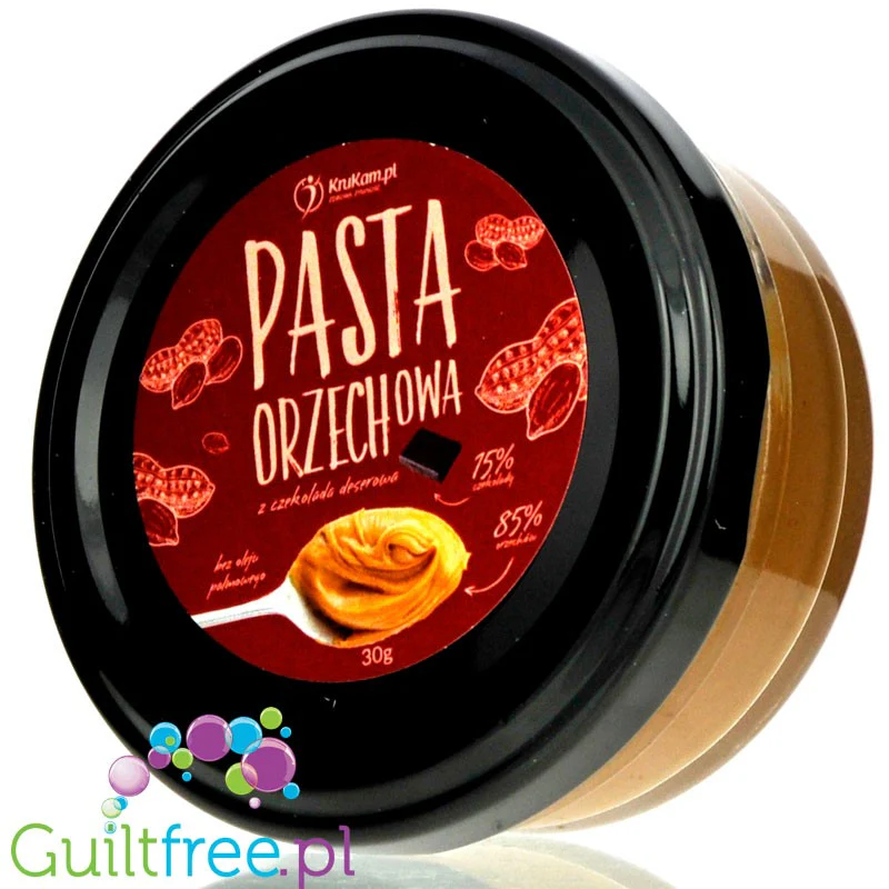 Krukam pasta orzechowa z czekoladą deserową mini 30g