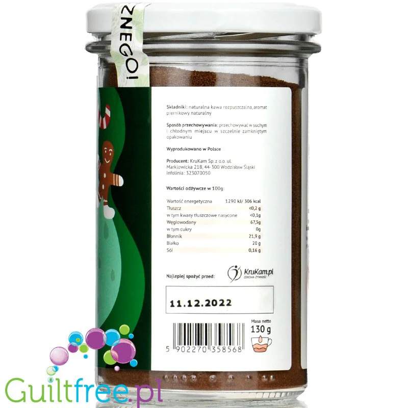 Krukam Piernik - aromatyzowana kawa rozpuszczalna bez cukru - Image 3