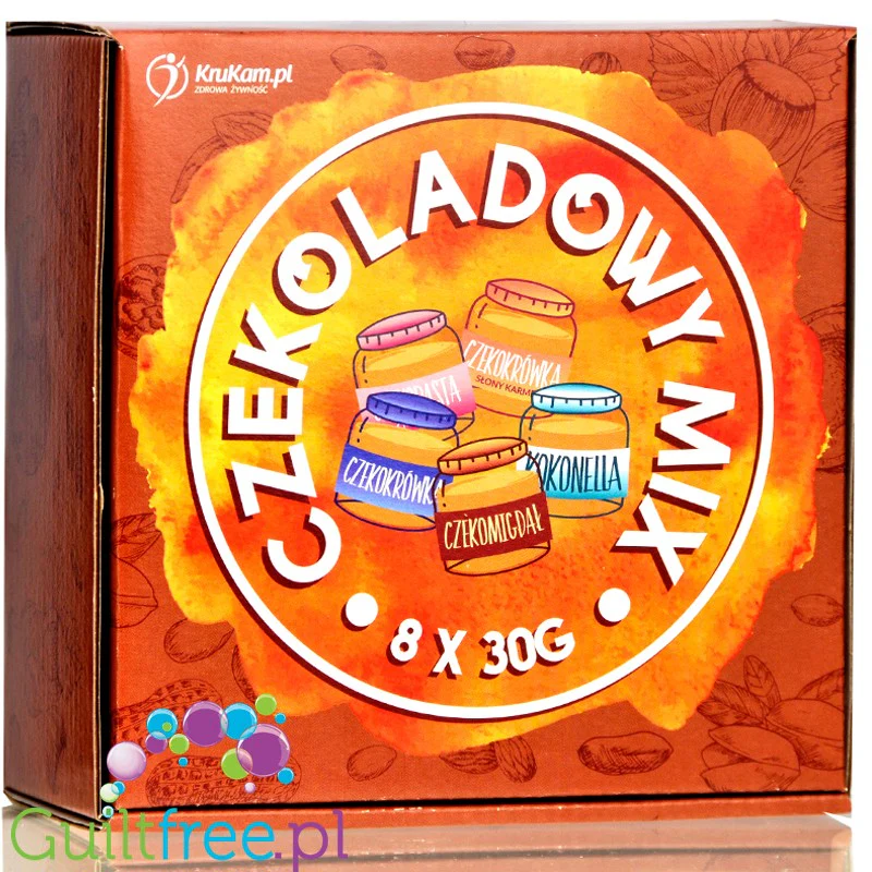 Krukam Sampler Box - zestaw past Czekoladowy Mix 8 x 30 g - Image 3