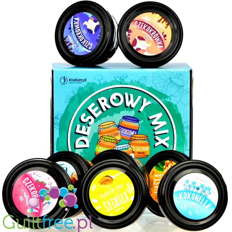 Krukam Sampler Box - zestaw past Deserowy Mix 8 x 30 g