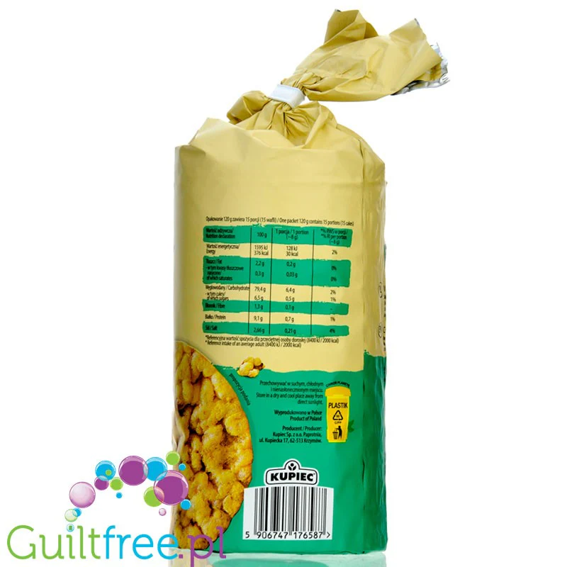 Kupiec Fitos Cheddar - serowe wafle kukurydziane 30kcal - Image 3