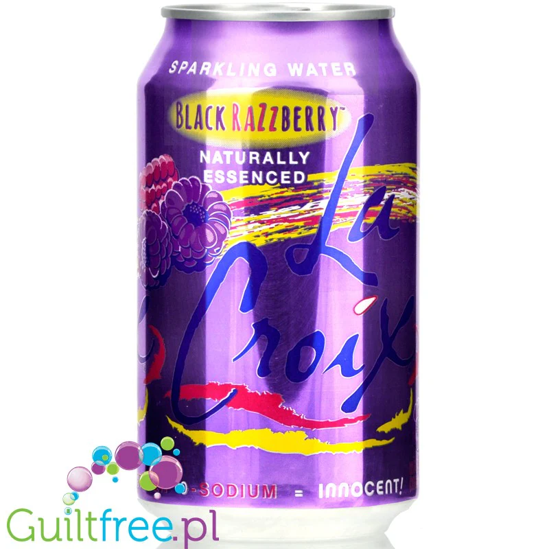 La Croix Black Razzberry - naturalna woda smakowa bez cukru i bez słodzików