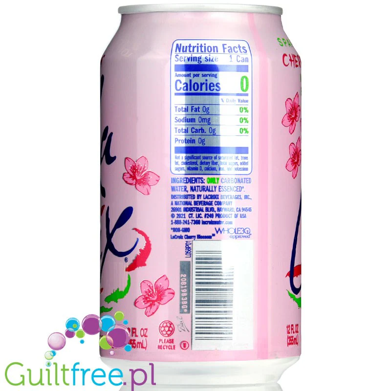 La Croix Cherry Blossom - naturalna woda smakowa bez cukru i bez słodzików - Image 2