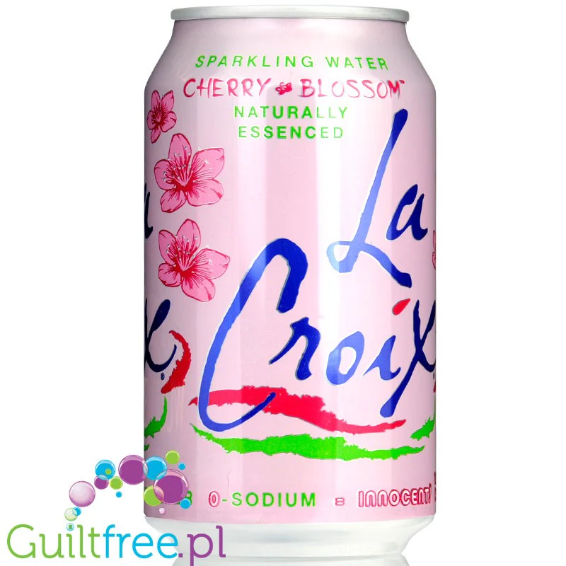 La Croix Cherry Blossom - naturalna woda smakowa bez cukru i bez słodzików - Image 3