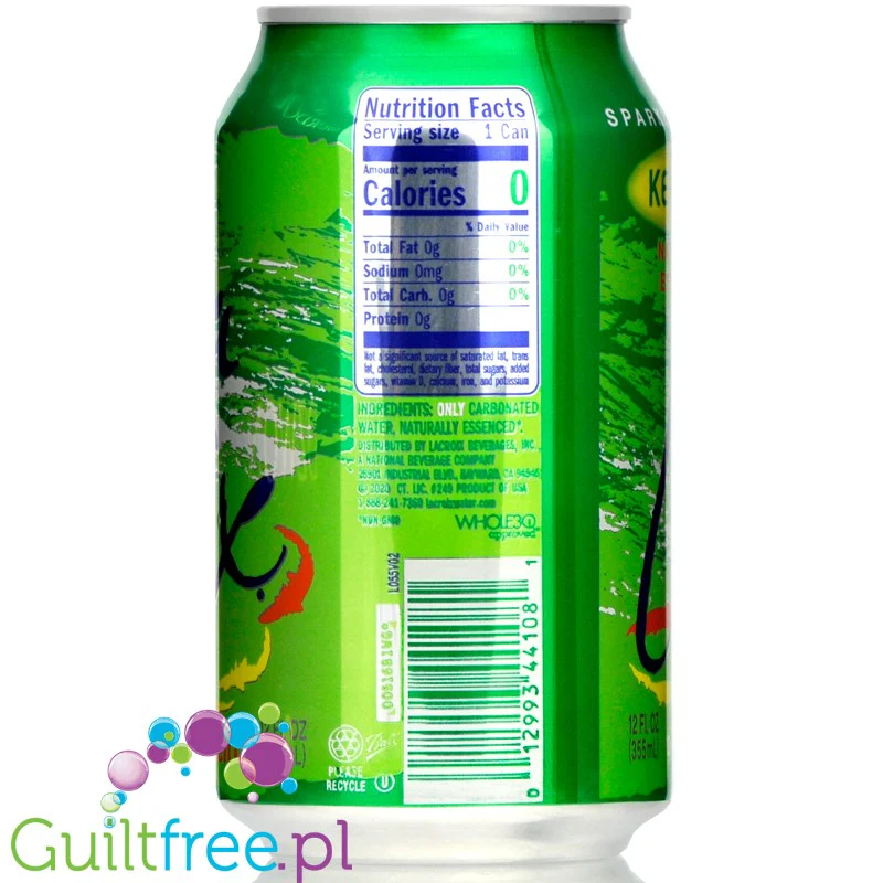 La Croix Key Lime - naturalna woda smakowa bez cukru i bez słodzików - Image 2