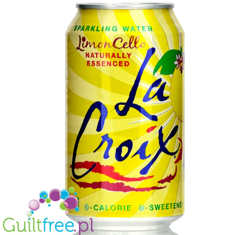 La Croix LimonCello - woda gazowana bez cukru i bez słodzików z naturalnym aromatem Cytryny i Wanilii