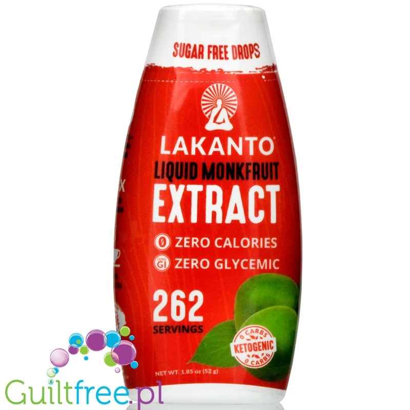Lakanto Liquid Monk Fruit Extract - słodzik w kroplach