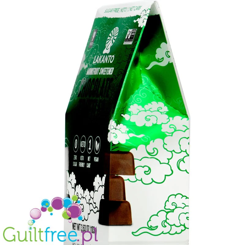 Lakanto Keto Dark Chocolate & Mint Truffles - wegańskie praliny z  miętowej czekolady bez cukru - Image 4