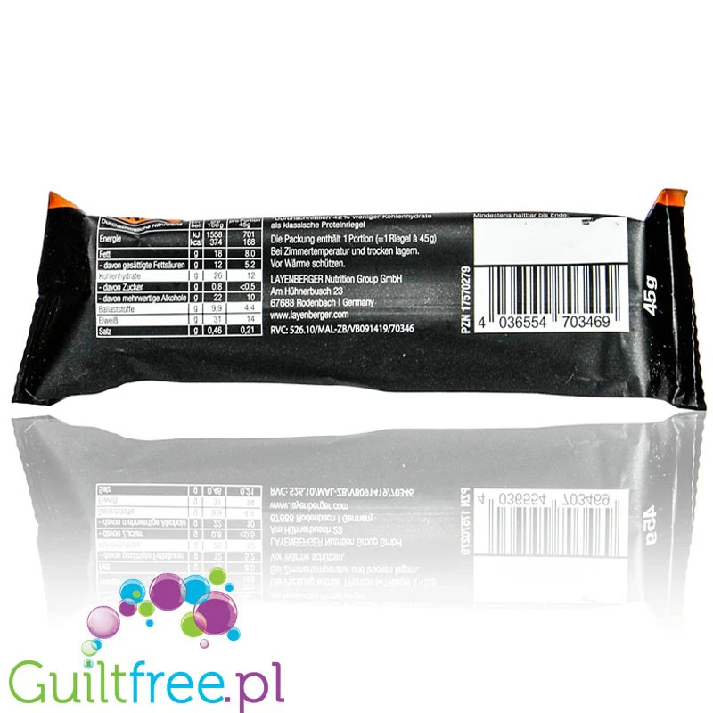 Layenberger 3K Triple Taste Protein Kokos Mandel Erdnuss - baton 14g białka, smak Kokos, Migdały & Orzeszki - Image 2