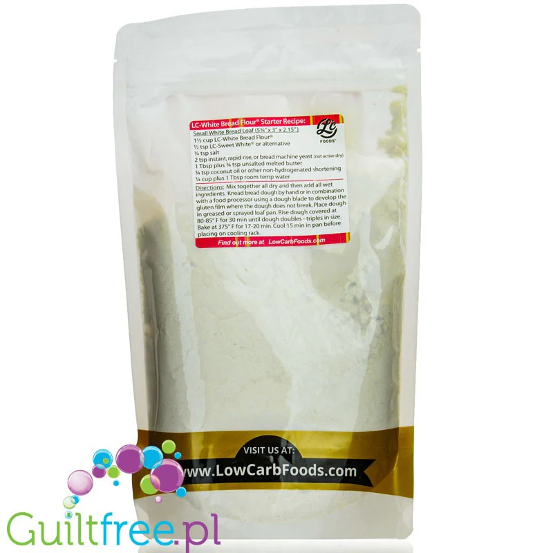 LC Foods White Bread Flour - niskowęglowodanowa mieszanka do chleba (keto-freindly) - Image 2